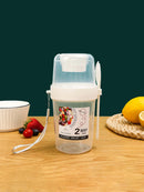 Copo Porta Salada 3 em 1 com Garfo e Pote para Molho | Frescor e Praticidade no Seu Dia a Dia!